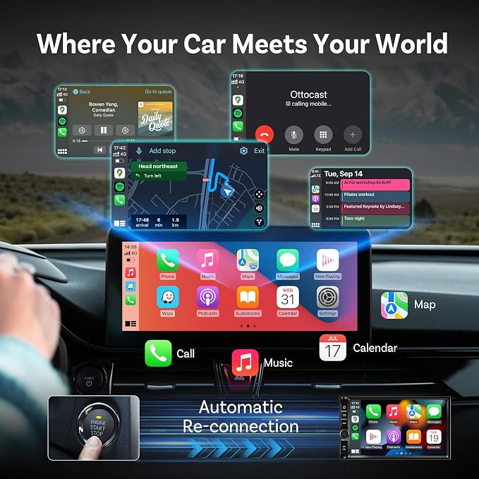 OTTOCAST Wireless Carplay Adapter 2025 - Image 7