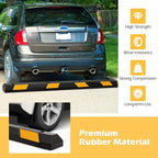 Rubber Parking Curb Garage Floor Stopper, Guide Wheel Stopper - Image 3