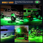 Nilight LED Rock Light Pods Waterproof Under Body Wheel Well Light Exterior - Image 8