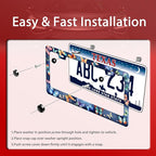 Colorful Butterfly License Plate Frame Fantasy Butterflies License Plate Frames - Image 3