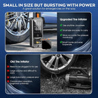 Tire Inflator Portable Air Compressor, 160 PSI Air Pump - Image 5