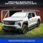 Windshield Sun Shade for Ch-evro-let Silverado EV 2024-2025 2026 Foldable - Image 7