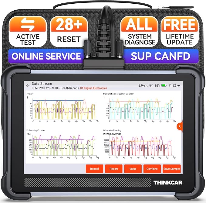 TK672 Bidirectional Scan Tool, Full System OBD2 Scanner Diagnostic Tool by THINKCAR