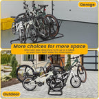 4 Floor Bike Rack, Safeguard Disc Brakes & Derailleurs Design, Waterproof - Image 5