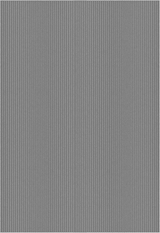 Ottomanson 6'6" x 9' Mud Mat Area Rug Scraper Carpet - Image 7
