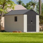 Patiowell 8x10 FT Plastic Shed Outdoor Storage Shed - Image 5