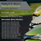 Premium Ceramic Front Brake Pads Compatible - Image 3