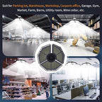 LED Garage Lights, 140W 18500 Lumens Garage Ceiling Lighting, 6000K Daylight - Image 7