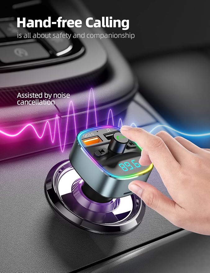 Nulaxy Bluetooth FM Transmitter - Image 2
