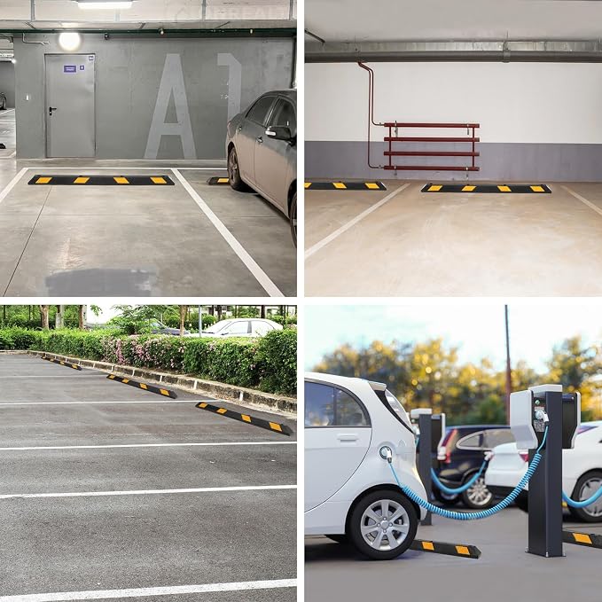 Heavy Duty Rubber Parking Curb - 55000 Lb Capacity - Image 8