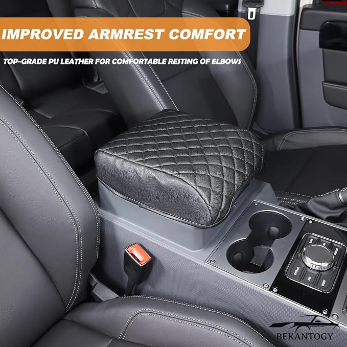 Car Armrest Box Cover Protector Compatible - Image 3