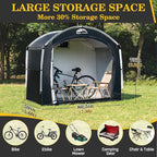 Happy Travel Bike Storage Shed Tent, Outdoor Portable Bicycle Storage Sheds - Image 3