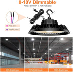 3Pack LED High Bay Lights, 200W UFO High Bay LED Shop Lights, 30000LM - Image 8