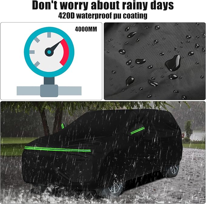 Waterproof Car Cover Compatible - Image 2
