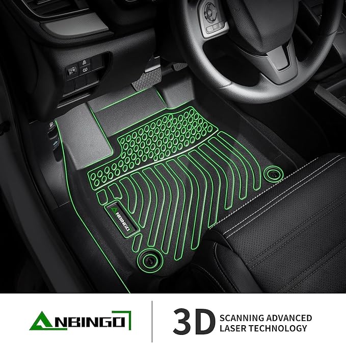 ANBINGO®Floor Mats Fit for Chevy Colorado 2023-2025/GMC Canyon All Weather Mats - Image 2