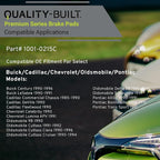 Premium Ceramic Front Brake Pads Compatible - Image 3