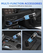 Mini Car Vacuum with 17000Pa High Power Suction, Portable Handheld Vacuum Blow - Image 3