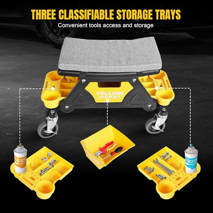 YELLOW JACKET Mechanic Stool - Image 6