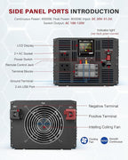4000 Watt Pure Sine Wave Power Inverter DC 12V to 110/120V AC - Image 5