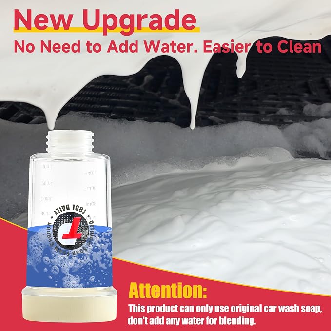 Tool Daily Foam Cannon for Pressure Washer, Original Soap Cannon for Car Washing - Image 3