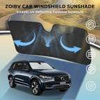 Windshield Sun Shade for Volvo XC90 2016-2025 - Image 3