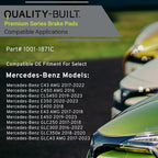 Premium Ceramic Front Brake Pads Compatible - Image 3