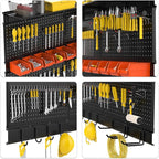 Ultrawall Black Pegboard Wall Organizer, 48X 36 inch - Image 5