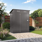IKERY 5X3 FT Metal Outdoor Storage Shed, Tool Shed by IKERY