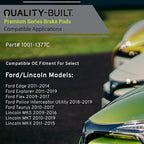 Premium Ceramic Rear Brake Pads Compatible - Image 3
