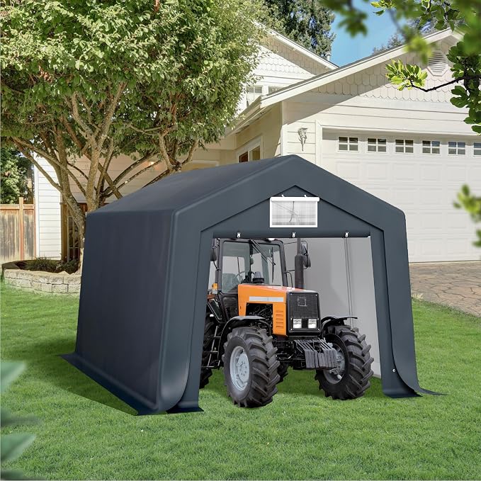 Sophia & William Carport Storage Shed 10x15 ft Portable, Heavy Duty Car Port - Image 2