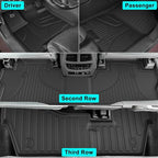 Floor Mats Compatible with Honda Pilot 8 Seats 2016-2022 - Image 2
