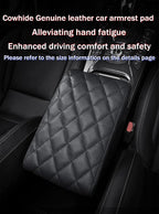 Car Center Console Cover pad Genuine Cowhide Leather, Vehicle Arm Rest Cushion - Image 8