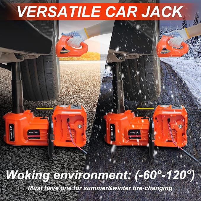 E-HEELP Electric Car Jack Kit 5Ton 12V Hydraulic Car Jack Lift - Image 7