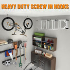 unp POETISKE Screw in Ladder Bike Hooks Ceiling Hanger Wall Mounted Bicycle - Image 3