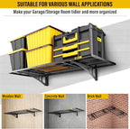 1.64x4ft Adjustable Rail Wall Garage Storage Shelf, - Image 7