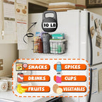ULIBERMAGNET Magnetic Baskets, Large Capacity Metal Wire Mesh Basket Holder - Image 4