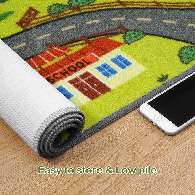 STARUIA Washable Kids Carpet Playmat Rug - Image 7