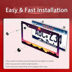 Mountain Sunset License Plate Frame Funny Mountains License Plate Frames - Image 3