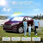 8pcs Car Window Shades for Hyundai Tucson 2016-2021 Accessories, Windshield - Image 2