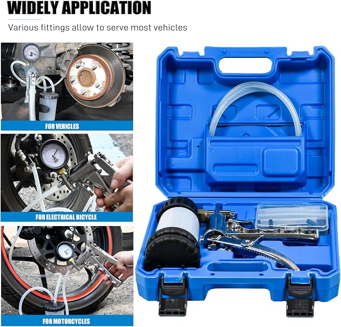 Hand Vacuum Pump Brake Bleeder Kit - Image 6