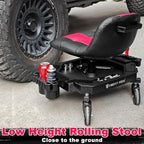 Rolling Stool with Wheels, Adjustable Height Pneumatic Garage Work Mechanic - Image 8