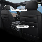AOMSAZTO Seat Covers for Ford F150 XL XLT: 2015-2024 SuperCrew & F250 F350 F450 - Image 3