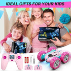 Remote Control Car, 2.4 GHZ Double Sided RC Stunt Car 360° Rotating Remote - Image 6