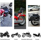 GARGOYLE BELLS Motorcycle Saddle Bags Synthetic Leather Motorcycle Luggage Bag - Image 5