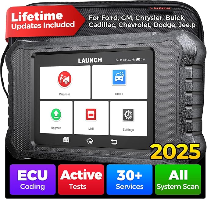 LAUNCH X431 Creader Elite 2.0 FGC OBD2 Scanner, Bi-Directional Scan Tool by LAUNCH