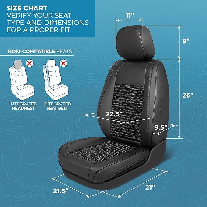 Elite Edition Faux Leather & All Weather Wicker Seat Covers - Image 5