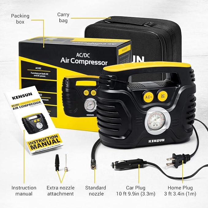 Kensun Portable Air Compressor Pump - Image 7