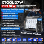 XTOOL D7W OBD2 Scanner Diagnostic Tool: 2025 Wireless Ver. of D7/D7S/D7BT - Image 2