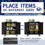 Metal Tool Cabinet, Garage Storage Cabinet System, Wall Cabinet & Locking - Image 5