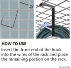 Bike Hooks for Garage Ceiling Mount Rack – Heavy Duty 4X8 Overhead Garage - Image 3